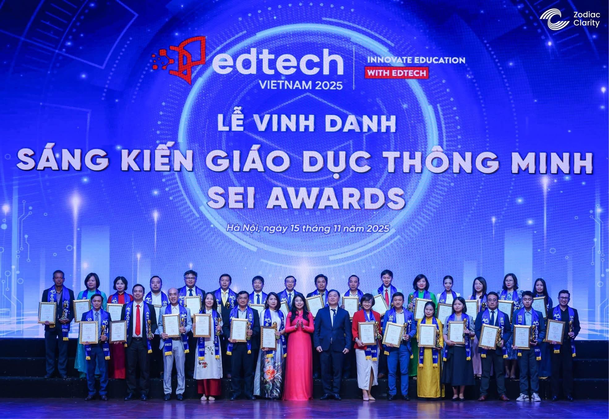 SEI Awards 2025 – Giải thưởng giáo dục ghi dấu ấn tiên phong của Zodiac Clarity trong chuyển đổi số