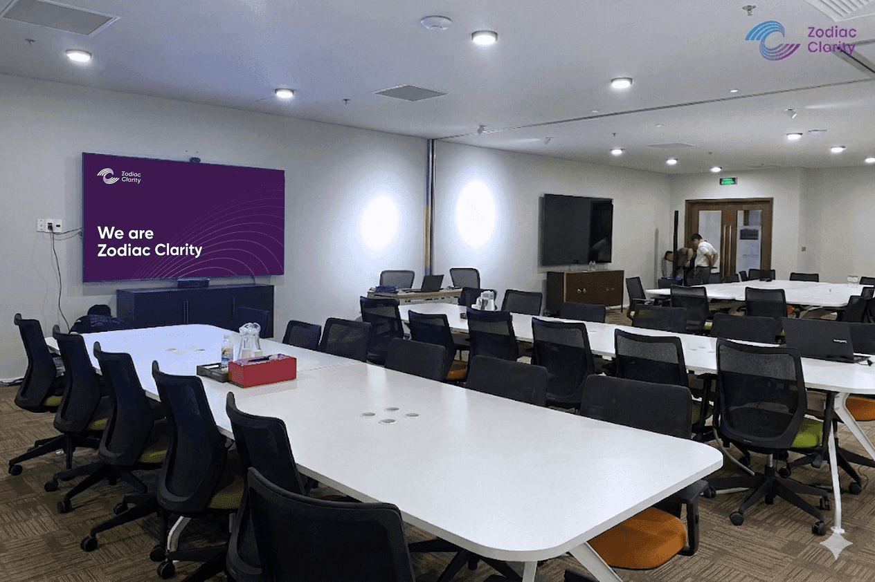 Hệ thống AV hiện đại cho không gian họp và đào tạo tại AA Corporation