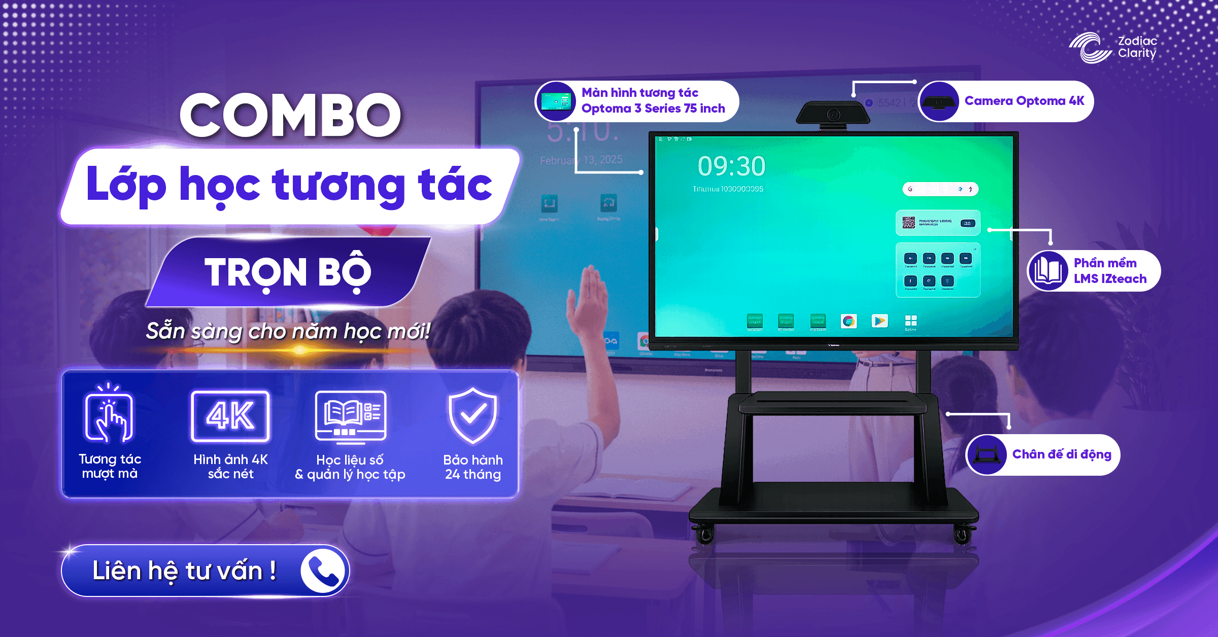 Combo Lớp học tương tác trọn bộ – Sẵn sàng cho năm học mới!